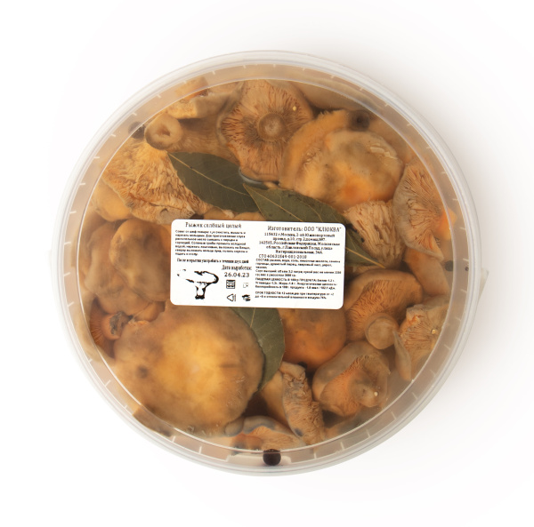 Рыжик солёный целый, 3,2 л