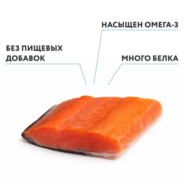 Горбуша филе на коже, 1 кг