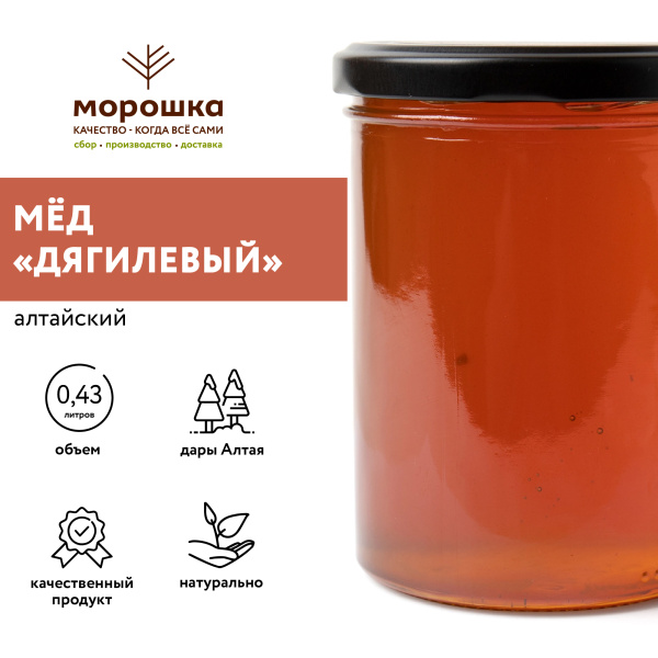 Мёд Алтайский "Дягилевый", 550 г