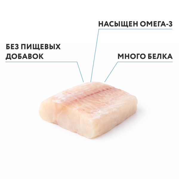 Минтай, филе без кожи