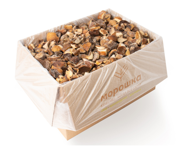Гриб моховик резаный 8 кг, коробка