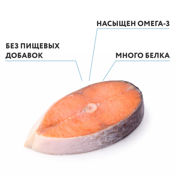 Сёмга, стейки, 1 кг