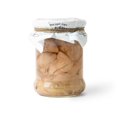 Печень трески натуральная в стекле 500 гр