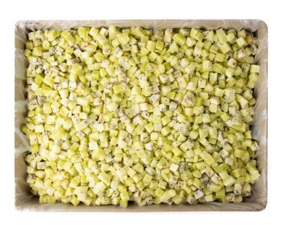 Киви зеленый кубик замороженный, 1кг