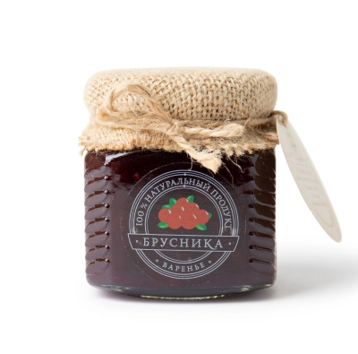 Варенье из брусники Кольский край 320 гр.