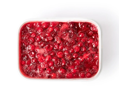 Брусника с сахаром, замороженная, 250 грамм