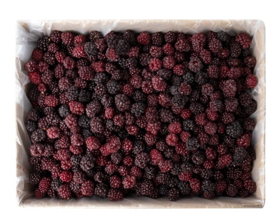 Ежевика замороженная 250 гр. в прозрачной коробочке