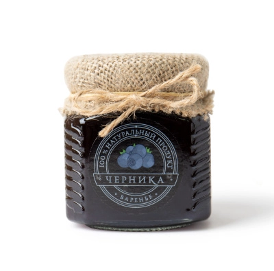 Варенье черничное Кольский край 300 гр.