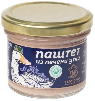Паштет из утиной печени, 90 г
