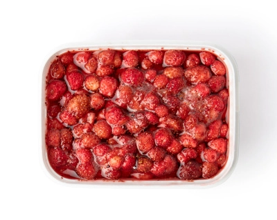 Земляника лесная с сахаром, замороженная, 250 грамм