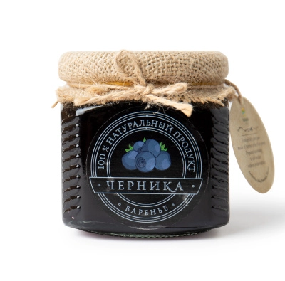 Варенье черничное Кольский край 500 гр.