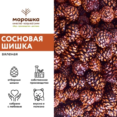 Сосновая шишка вяленая, 50 г