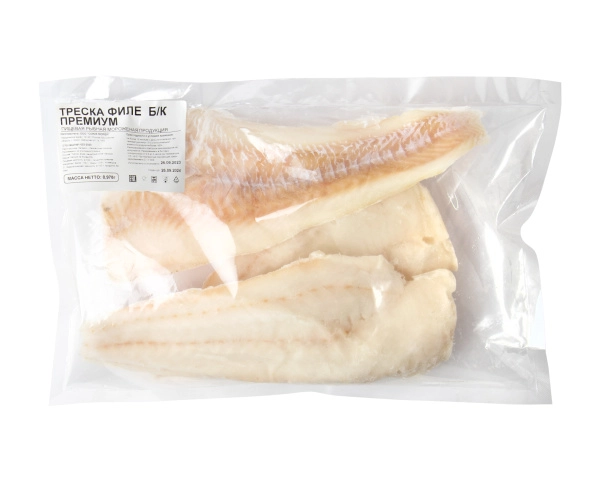 Треска, филе ПРЕМИУМ без кожи