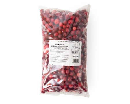 Клюква замороженная садовая, 1 кг. п/п пакет