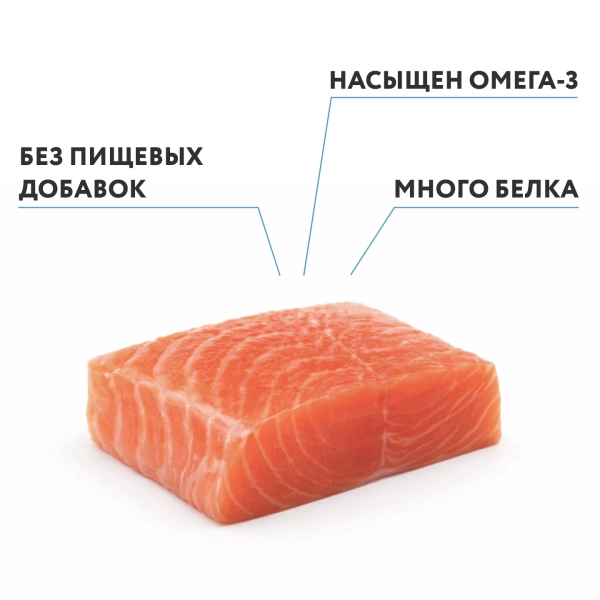 Лосось, филе Трим Д на коже