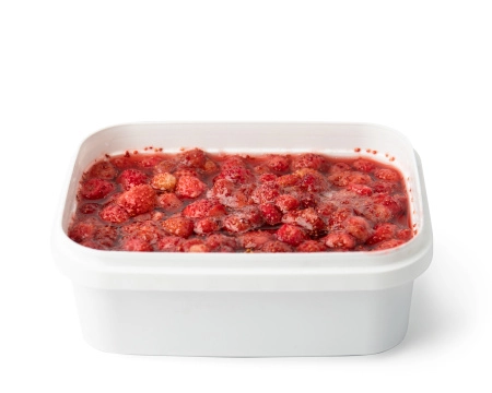 Земляника лесная с сахаром, замороженная, 250 грамм