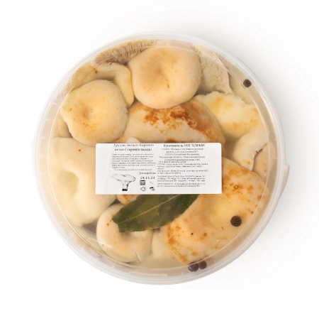 Груздь белый БОРОВОЙ соленый целый, 3,2 л, горячий посол