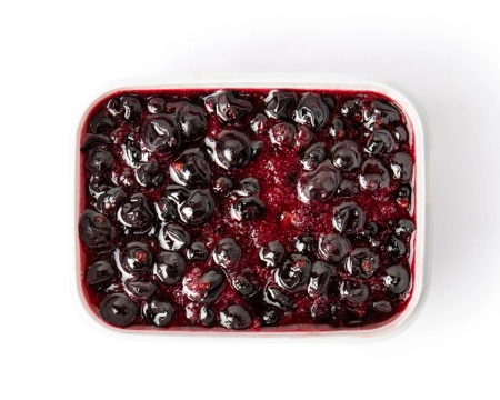 Чёрная смородина с сахаром, замороженная, 250 грамм