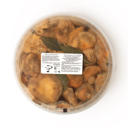 Рыжик солёный целый, 3,2 л