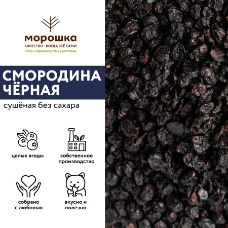 Смородина черная сушеная 200 гр