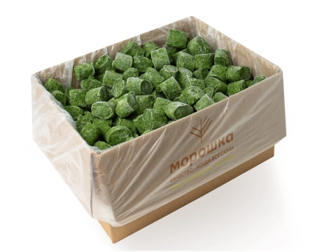 Шпинат листовой резаный, 10 кг