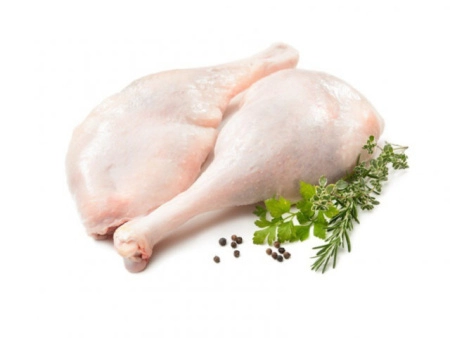 Утка, окорочка, подложка, кг