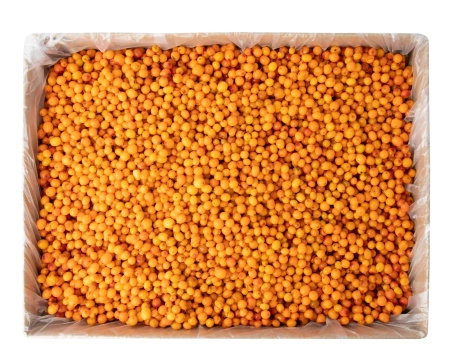 Облепиха замороженная 250 гр. в прозрачной коробочке