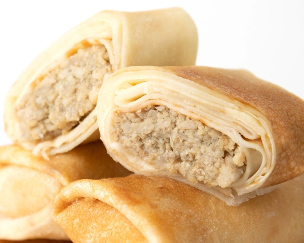 Блинчики ручной лепки с мясом, 500 г