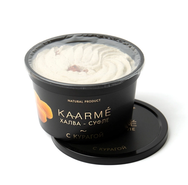 Халва подсолнечная с курагой, KAARME, 200 гр