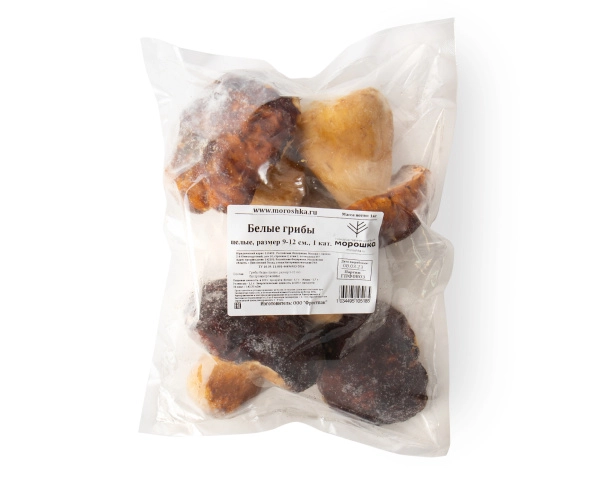 Гриб белый 9-12 см. 1 кг. П/П пакет