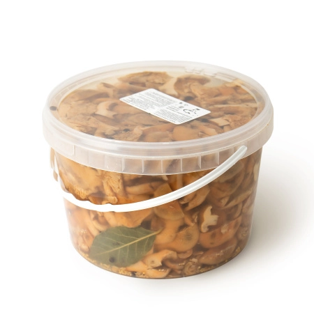 Рыжик солёный резаный, 3,2л