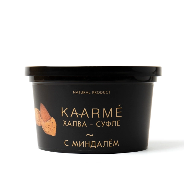 Халва подсолнечная с миндалем, KAARME, 200 гр