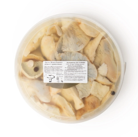 Груздь белый БОРОВОЙ соленый резаный, 3,2 л, горячий посол