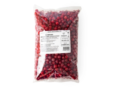 Клюква дикорастущая 1 кг. п/п пакет