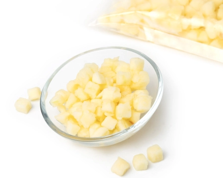 Яблоко кубик замороженное, 250 грамм