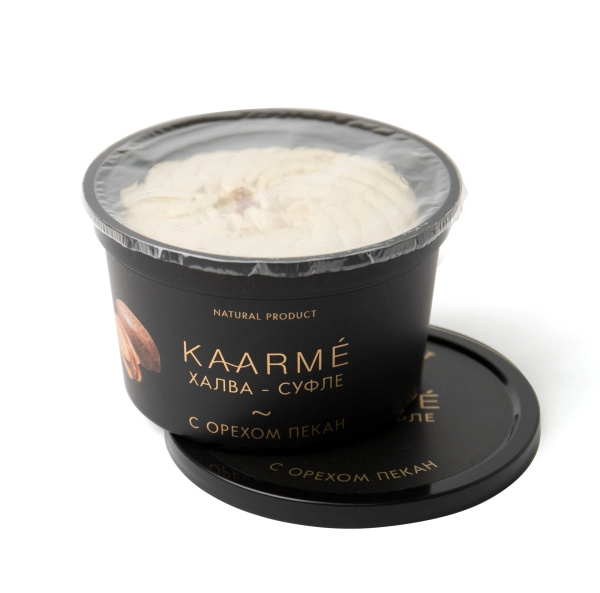 Халва подсолнечная с орехом пекан, KAARME, 200 гр