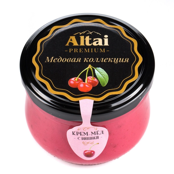 Крем-мед с вишней 250гр