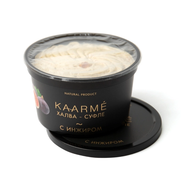 Халва подсолнечная с инжиром, KAARME, 200 гр