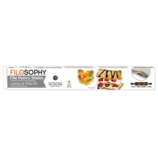 Тесто "Фило" (листовое) для всех видов выпечки IONIKI, 500 гр