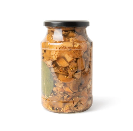 Рыжик солёный резаный, 0.9 л