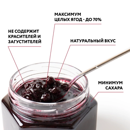 Варенье "Чёрная смородина" 0,25л