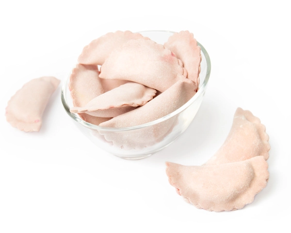 Вареники ручной лепки с творогом и вишней, 500 г