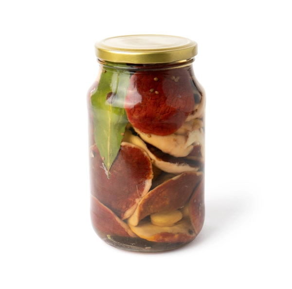 Белый гриб соленый целый Уральский, 1 класс, 1 л