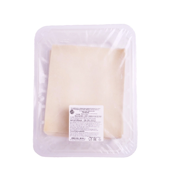 Листы для лазаньи свежие