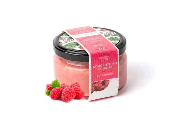 Медовая композиция с малиной, 250 г