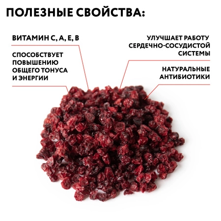 Брусника сушеная (без сахара) 200 гр