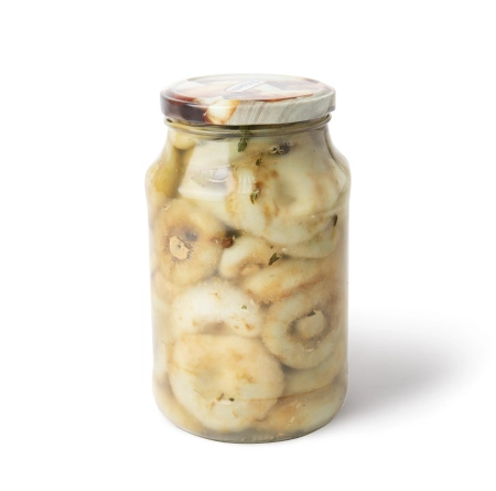 Груздь настоящий солёный, целый, Экстра, Уральский, 1 л