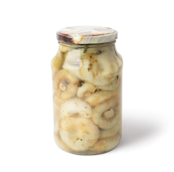 Груздь настоящий солёный, целый, Экстра, Уральский, 1 л