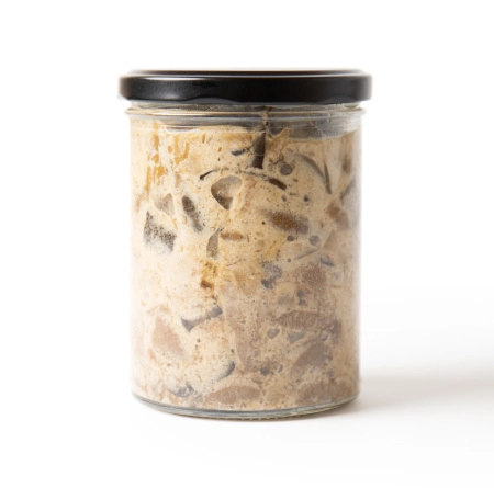 Лесные грибы жареные в сливочно-горчичном соусе, ассорти, 0,43л