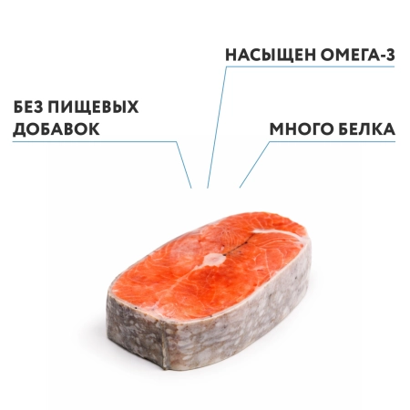 Кета, стейки, 1 кг